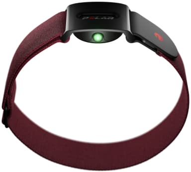 Polar Verity Sense pulsmätare med armband (rött)