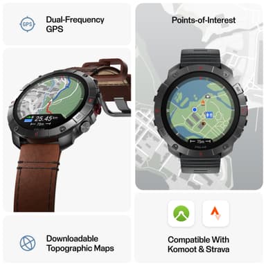 Polar Grit X2 Pro sportklocka M/L (Titan/Stål)