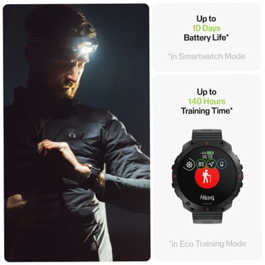 Polar Grit X2 Pro sportklocka S-L med pulsgivare (svart)