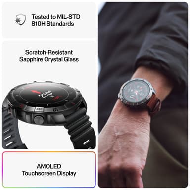 Polar Grit X2 Pro sportklocka M/L (Titan/Stål)