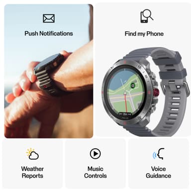 Polar Grit X2 Pro sportklocka S-L (grå)