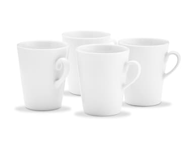Pillivuyt Michelle Mug 29 cl 4 pcs White