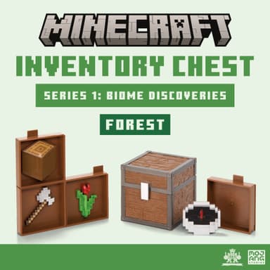Noble Collection Minecraft Loot Chest leksak (skog)