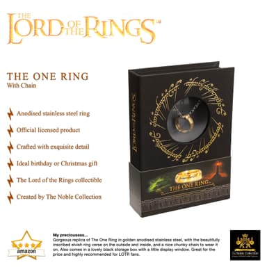 Noble Collection Lord Of The Rings halsband (The One Ring)