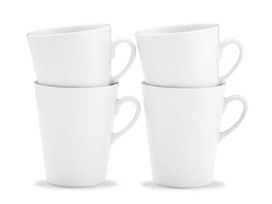 Pillivuyt Michelle Mug 29 cl 4 pcs White
