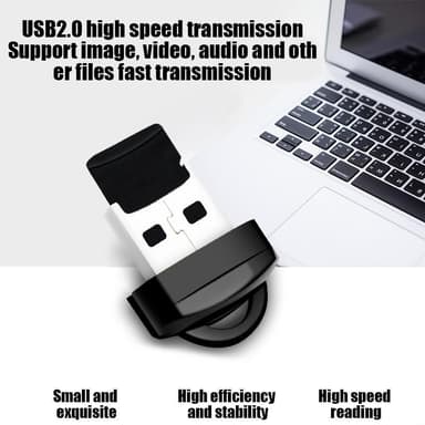 NÖRDIC USB-A Kortläsare MicroSD UHS-I