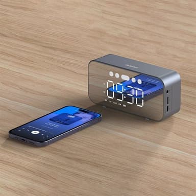 Dudao Y17 Väckarklocka med Bluetooth-högtalare