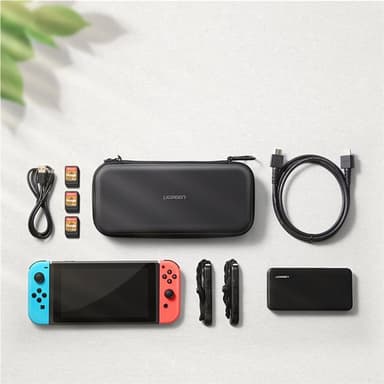 Ugreen Förvaringsfodral kompatibel med Nintendo Switch - Svart