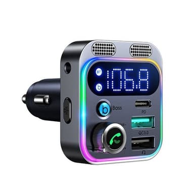 Joyroom FM-Sändare med billaddare 48W PD QC3.0