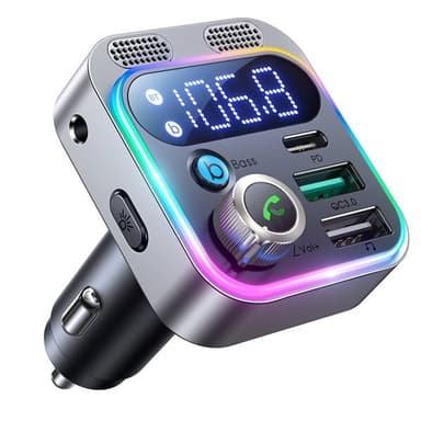 Joyroom FM-Sändare med billaddare 48W PD QC3.0