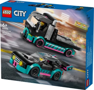 LEGO City Racerbil och biltransport 60406
