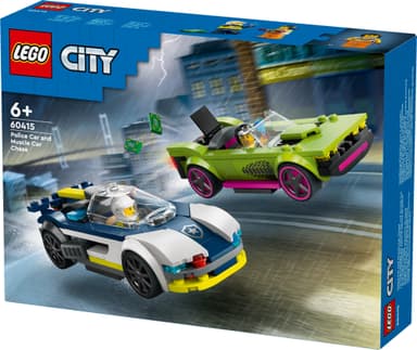 LEGO City Jakt med polisbil och muskelbil 60415