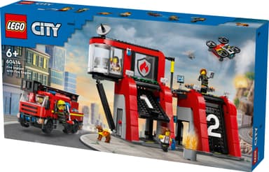 LEGO City Brandstation med brandbil 60414