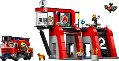 LEGO City Brandstation med brandbil 60414