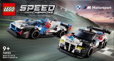 LEGO Speed Champions BMW M4 GT3 och BMW M Hybrid V8 racerbilar 76922