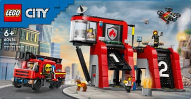 LEGO City Brandstation med brandbil 60414