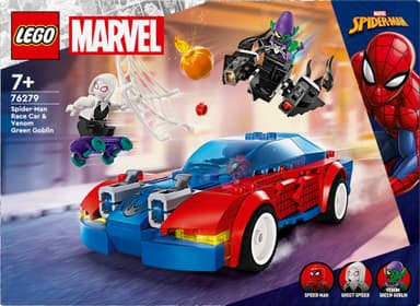 LEGO Super Heroes Spider-Mans racerbil & Venom Green Goblin 76279