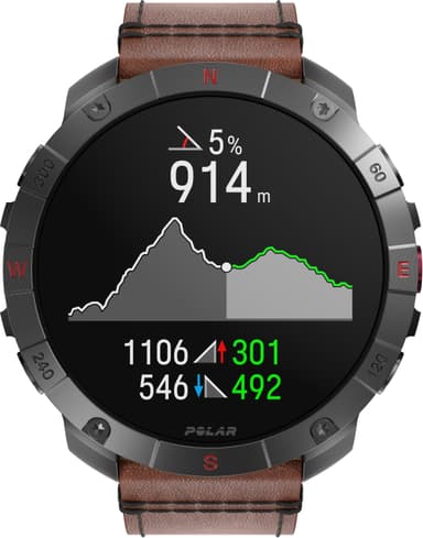 Polar Grit X2 Pro sportklocka M/L (Titan/Stål)
