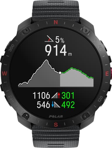 Polar Grit X2 Pro sportklocka S-L (svart)