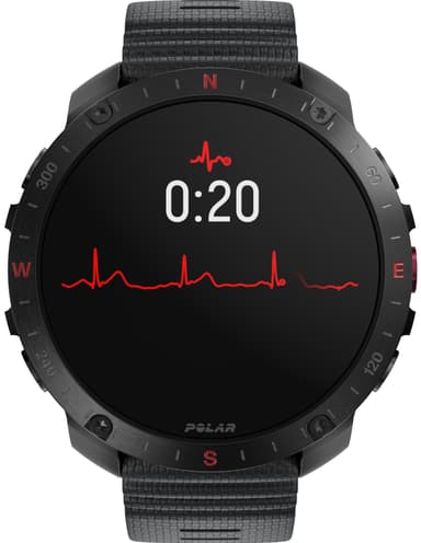 Polar Grit X2 Pro sportklocka S-L med pulsgivare (svart)