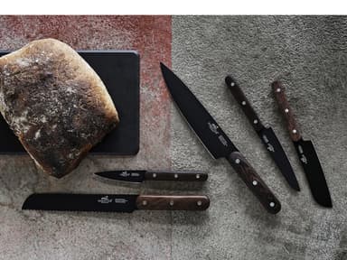 Sabatier Phenix Knife set 5 parts Black/Wood