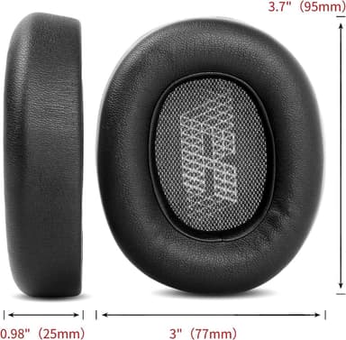 JBL LIVE 650, 660NC, E65 Duet kuddar by headphoneparts.se - Svart