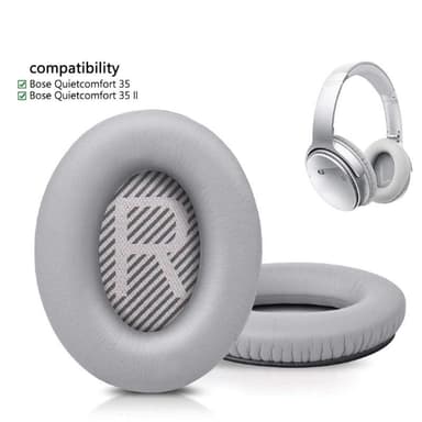 Bose QC 35 kuddar by headphoneparts.se - Grå