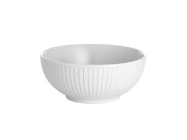 Pillivuyt Plissé Bowl Dia 15 cm 60 cl White