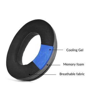 Bose QC 45 Cooling Gel kuddar by headphoneparts.se