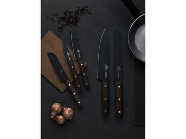 Sabatier Phenix Knife set 5 parts Black/Wood