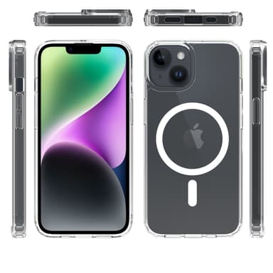Mobique Magnetic Hybrid Case iPhone 14 Clear