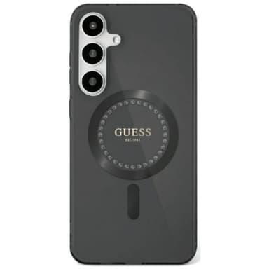 Guess Rhinestone MagSafe skal Samsung Galaxy S25 - Svart