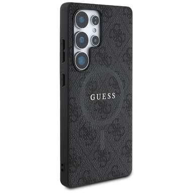 Guess Leather 4G MagSafe skal Samsung Galaxy S25 Ultra - Svart