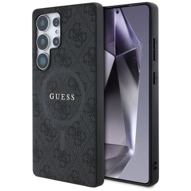 Guess Leather 4G MagSafe skal Samsung Galaxy S25 Ultra - Svart