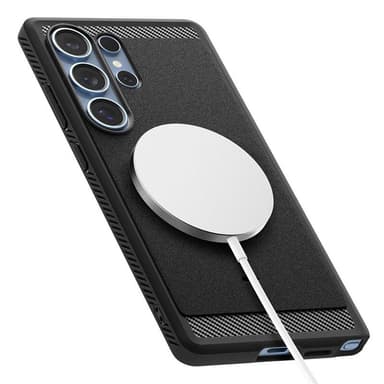 Spigen Rugged Armor skal Samsung Galaxy S25 Ultra - Svart