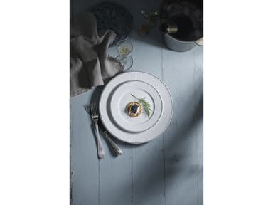 Pillivuyt Tallrik flat Vit/Platina