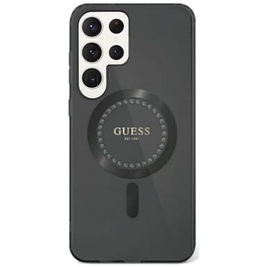 Guess Rhinestone MagSafe skal Samsung Galaxy S25 Ultra - Svart