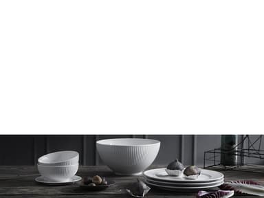 Pillivuyt Plissé Bowl Dia 15 cm 60 cl White