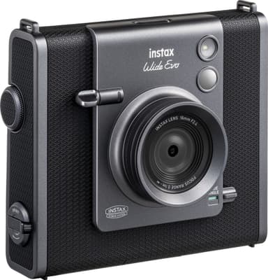 Fujifilm Instax Wide Evo direktkamera (svart)