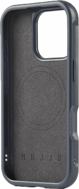 Mujjo iPhone 16 Pro mobiltelefonfodral (blått)