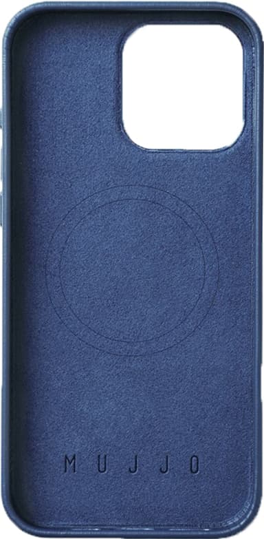 Mujjo iPhone 16 Pro Max mobiltelefonfodral (blått)