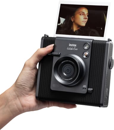 Fujifilm Instax Wide Evo direktkamera (svart)