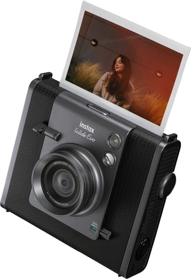 Fujifilm Instax Wide Evo direktkamera (svart)