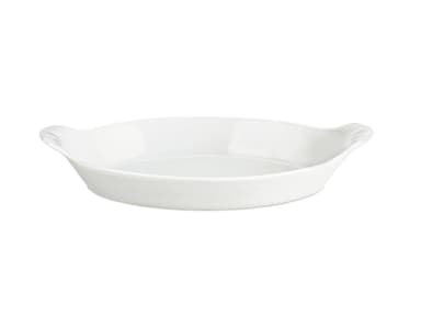 Pillivuyt Serveringstallrik oval nr. 10 Vit