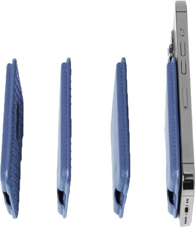 Mujjo MagSafe iPhone korthållare för mobiltelefon (blå)