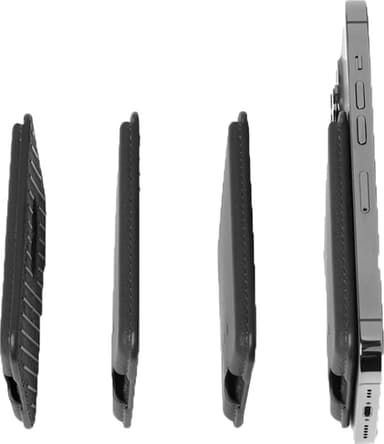 Mujjo MagSafe iPhone korthållare för mobiltelefon (svart)