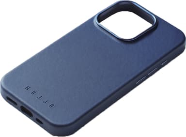 Mujjo iPhone 16 Pro mobiltelefonfodral (blått)