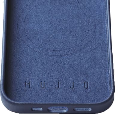 Mujjo iPhone 16 Pro mobiltelefonfodral (blått)