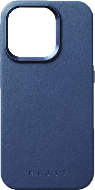 Mujjo iPhone 15 Pro mobiltelefonfodral (blått)