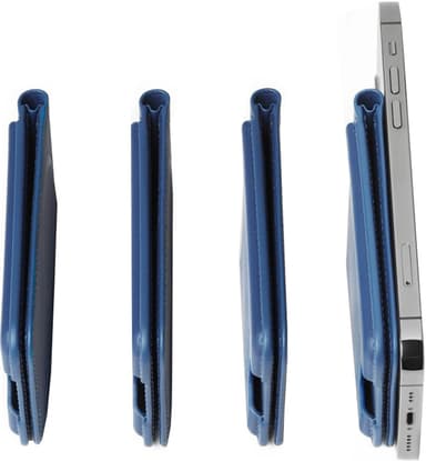 Mujjo MagSafe iPhone korthållare för mobiltelefon (blå)